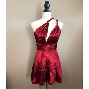 Red Fashion Nova Multiway Dress